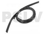 Q-HS-0016   Quantum Servo Braid 1m with 240mm Blk/Wht heat shrink OD7mm  